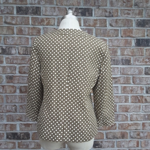 TALBOTS button down round neck jacket sz 10 - Picture 3 of 4